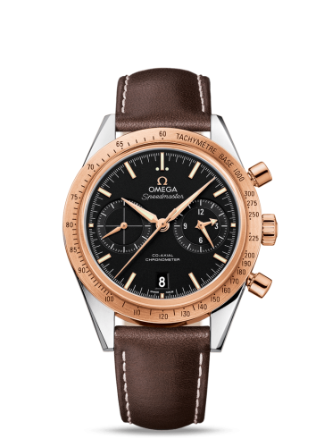 Omega Speedmaster 57 Co-Axial Stainless Steel / Red Gold / Black